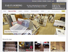 Tablet Screenshot of fabflooringcarpetsandhomefurnishings.co.uk